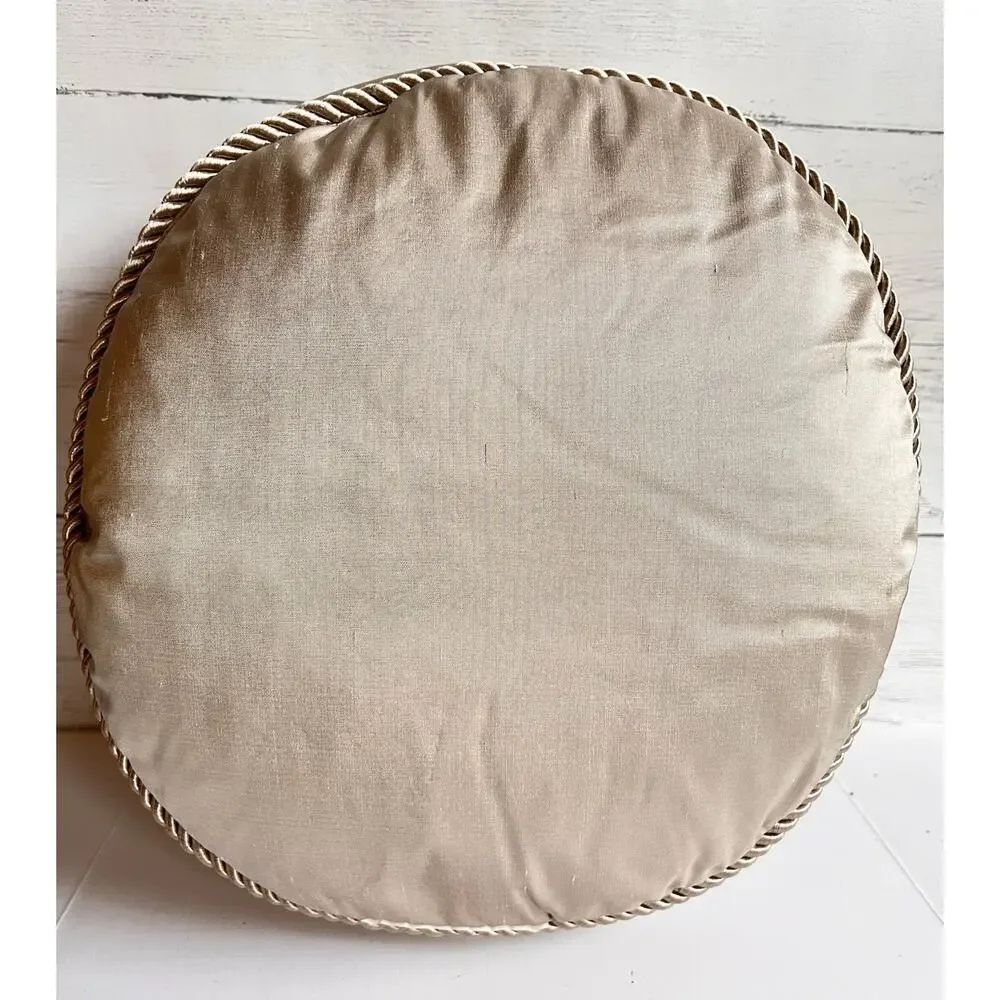 Champagne Silk Initial B Pillow Cushion